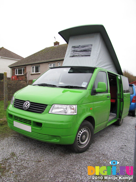 SX12332 VW campervan with popup popped